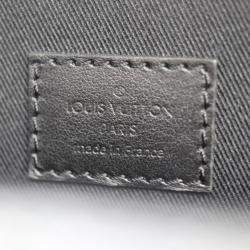 Louis Vuitton Black Monogram Eclipse Leather Vertical Trunk Wearable Wallet Shoulder Bag