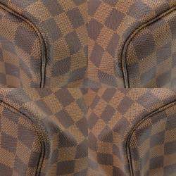 Pre Owned Louis Vuitton Brown Coated Canvas Damier Ebene Neverfull GM Tote Bag