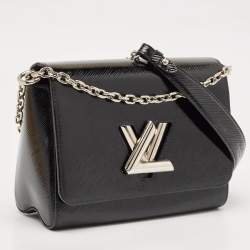 Pre Owned Louis Vuitton Black Electric Epi Leather Twist MM Bag