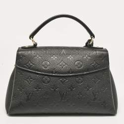 Pre Owned Louis Vuitton Black Monogram Empreinte Leather Georges BB Bag