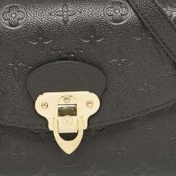 Pre Owned Louis Vuitton Black Monogram Empreinte Leather Georges BB Bag