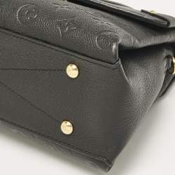 Pre Owned Louis Vuitton Black Monogram Empreinte Leather Georges BB Bag