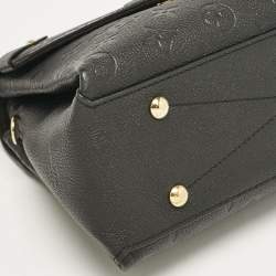 Pre Owned Louis Vuitton Black Monogram Empreinte Leather Georges BB Bag