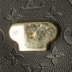 Pre Owned Louis Vuitton Black Monogram Empreinte Leather Georges BB Bag