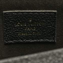 Pre Owned Louis Vuitton Black Monogram Empreinte Leather Georges BB Bag