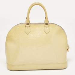 مملوكة مسبقًا Louis Vuitton Citrine Monogram Vernis Alma GM Bag