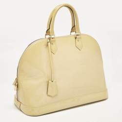 مملوكة مسبقًا Louis Vuitton Citrine Monogram Vernis Alma GM Bag