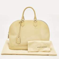 مملوكة مسبقًا Louis Vuitton Citrine Monogram Vernis Alma GM Bag