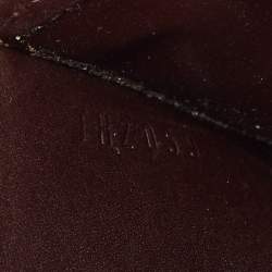 Pre Owned Louis Vuitton Amarante Monogram Vernis Sarah Wallet