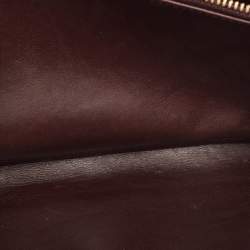 Pre Owned Louis Vuitton Amarante Monogram Vernis Sarah Wallet