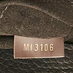 Pre Owned Louis Vuitton Black Damier Ebene Canvas Brittany Bag