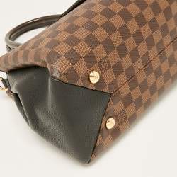 Pre Owned Louis Vuitton Black Damier Ebene Canvas Brittany Bag