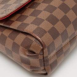 Pre Owned Louis Vuitton Damier Ebene Canvas Croisette Bag