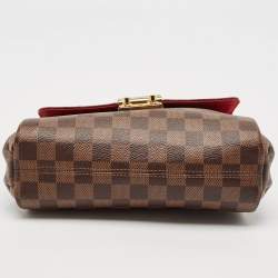 Pre Owned Louis Vuitton Damier Ebene Canvas Croisette Bag