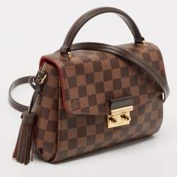 Pre Owned Louis Vuitton Damier Ebene Canvas Croisette Bag