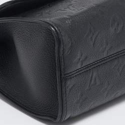 Pre Owned Louis Vuitton Black Monogram Empreinte Leather Saint Sulpice PM Bag