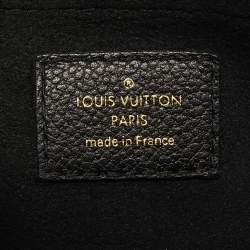 Pre Owned Louis Vuitton Black Monogram Empreinte Leather Saint Sulpice PM Bag
