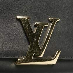 مملوكة مسبقًا Louis Vuitton Black Leather Louise Chain Clutch