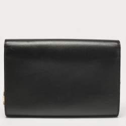 مملوكة مسبقًا Louis Vuitton Black Leather Louise Chain Clutch