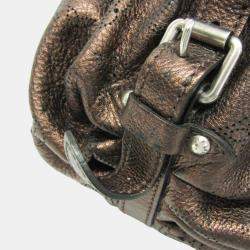 Pre Owned Louis Vuitton Mordore Mahina Leather Shoulder Bag