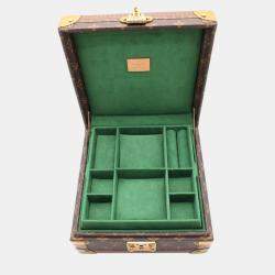 Louis Vuitton Green Monogram Jewelry Coffret Bag