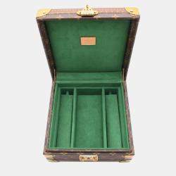 Louis Vuitton Green Monogram Jewelry Coffret Bag