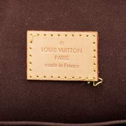 Louis Vuitton Amarante Monogram Vernis Alma GM Bag