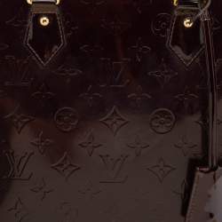 Louis Vuitton Amarante Monogram Vernis Alma GM Bag