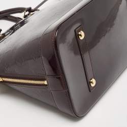 Louis Vuitton Amarante Monogram Vernis Alma GM Bag