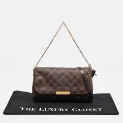 Louis Vuitton Damier Ebene Canvas Favorite MM Bag