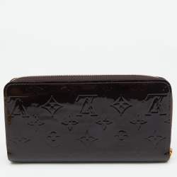 Louis Vuitton Amarante Monogram Vernis Zippy Wallet  