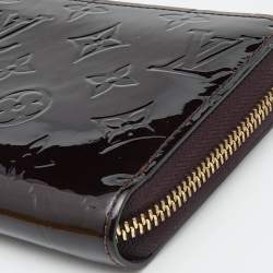 Louis Vuitton Amarante Monogram Vernis Zippy Wallet  