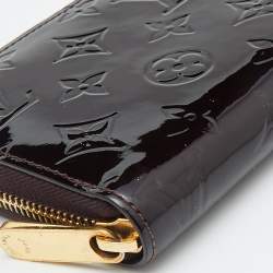 Louis Vuitton Amarante Monogram Vernis Zippy Wallet  