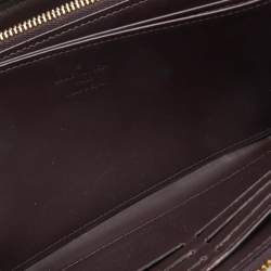 Louis Vuitton Amarante Monogram Vernis Zippy Wallet  