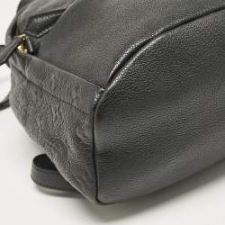 Louis Vuitton Black Monogram Empreinte Leather Sorbonne Backpack