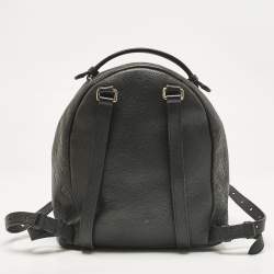 Louis Vuitton Black Monogram Empreinte Leather Sorbonne Backpack