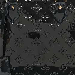 Pre Owned Louis Vuitton Bleu Infini Monogram Vernis Alma PM Bag with Wallet