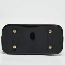 Pre Owned Louis Vuitton Bleu Infini Monogram Vernis Alma PM Bag with Wallet