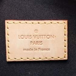 Pre Owned Louis Vuitton Bleu Infini Monogram Vernis Alma PM Bag with Wallet