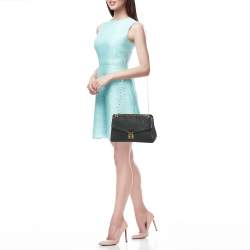 مملوكة مسبقًا Louis Vuitton Black Monogram Empreinte Leather St Germain PM Bag