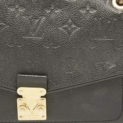 مملوكة مسبقًا Louis Vuitton Black Monogram Empreinte Leather St Germain PM Bag