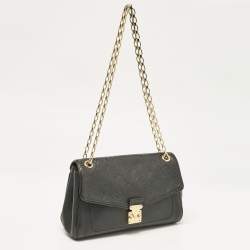 مملوكة مسبقًا Louis Vuitton Black Monogram Empreinte Leather St Germain PM Bag
