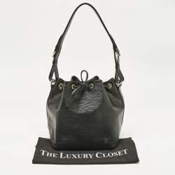 Pre Owned Louis Vuitton Black Epi Leather Petit Noe Bag