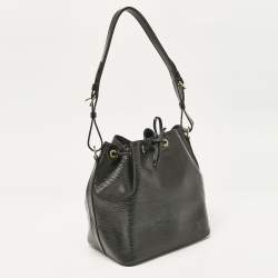 Pre Owned Louis Vuitton Black Epi Leather Petit Noe Bag