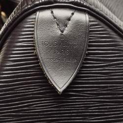 Pre Owned Louis Vuitton Black Epi Leather Speedy 25 Bag