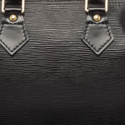 Pre Owned Louis Vuitton Black Epi Leather Speedy 25 Bag