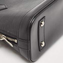 Pre Owned Louis Vuitton Black Epi Leather Alma BB Bag
