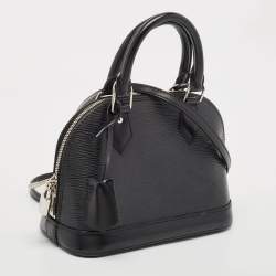 Pre Owned Louis Vuitton Black Epi Leather Alma BB Bag