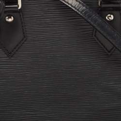 Pre Owned Louis Vuitton Black Epi Leather Alma BB Bag