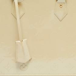 Louis Vuitton Blanc Corail Monogram Vernis Alma PM Bag w/Wallet